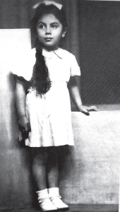 Stella as a child